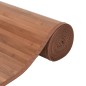 vidaXL Alfombra cuadrada bambú color natural 100x100 cm vidaXL Alfombra cuadrada bambú color natural 100x100 cm
