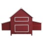 vidaXL Gallinero de madera rojo 157x97x110 cm vidaXL Gallinero de madera rojo 157x97x110 cm