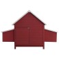 vidaXL Gallinero de madera rojo 157x97x110 cm vidaXL Gallinero de madera rojo 157x97x110 cm