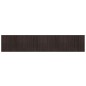 vidaXL Alfombra rectangular bambú marrón oscuro 80x400 cm vidaXL Alfombra rectangular bambú marrón oscuro 80x400 cm