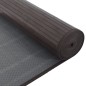 vidaXL Alfombra rectangular bambú marrón oscuro 80x400 cm vidaXL Alfombra rectangular bambú marrón oscuro 80x400 cm