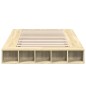 vidaXL Estructura de cama madera de ingeniería roble Sonoma 120x200 cm vidaXL Estructura de cama madera de ingeniería roble Sonoma 120x200 cm