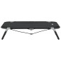 vidaXL Cama para perros plegable tela oxford y acero gris antracita