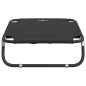 vidaXL Cama para perros plegable tela oxford y acero gris antracita