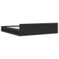 vidaXL Estructura cama con cajones madera ingeniería negra 200x200 cm vidaXL Estructura cama con cajones madera ingeniería negra 200x200 cm