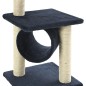 vidaXL Rascador para gatos con poste de sisal 65 cm azul oscuro vidaXL Rascador para gatos con poste de sisal 65 cm azul oscuro