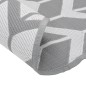vidaXL Alfombra de exterior PP gris Ø200 cm vidaXL Alfombra de exterior PP gris Ø200 cm