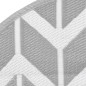 vidaXL Alfombra de exterior PP gris Ø200 cm vidaXL Alfombra de exterior PP gris Ø200 cm