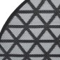 vidaXL Alfombra de exterior PP negro Ø160 cm