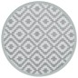 vidaXL Alfombra de exterior PP gris Ø120 cm vidaXL Alfombra de exterior PP gris Ø120 cm