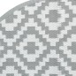 vidaXL Alfombra de exterior PP gris Ø120 cm vidaXL Alfombra de exterior PP gris Ø120 cm