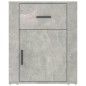 vidaXL Mesita de noche madera contrachapada gris hormigón 50x36x60 cm vidaXL Mesita de noche madera contrachapada gris hormigón 50x36x60 cm