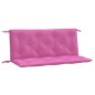 vidaXL Cojines para banco de jardín 2 uds tela rosa 120x50x7 cm vidaXL Cojines para banco de jardín 2 uds tela rosa 120x50x7 cm