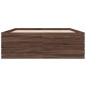 vidaXL Estructura de cama madera de ingeniería marrón roble 120x190 cm vidaXL Estructura de cama madera de ingeniería marrón roble 120x190 cm