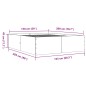 vidaXL Estructura de cama madera de ingeniería negra 150x200 cm