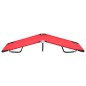 vidaXL Tumbona plegable acero roja vidaXL Tumbona plegable acero roja