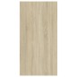 vidaXL Mueble de TV 2 uds madera contrachapada roble 30,5x30x60 cm