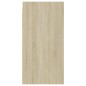 vidaXL Mueble de TV 2 uds madera contrachapada roble 30,5x30x60 cm