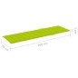 vidaXL Tumbona con cojín verde brillante madera de pino impregnada vidaXL Tumbona con cojín verde brillante madera de pino impregnada