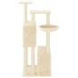 vidaXL Rascador para gatos con postes de sisal color crema 122 cm vidaXL Rascador para gatos con postes de sisal color crema 122 cm