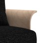 vidaXL Sofá cama en forma de L tela negro 279x140x70 cm