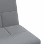 vidaXL Sofá cama en forma de L tela gris claro 255x140x70 cm vidaXL Sofá cama en forma de L tela gris claro 255x140x70 cm