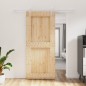 vidaXL Puerta corredera con herrajes madera maciza de pino 90x210 cm vidaXL Puerta corredera con herrajes madera maciza de pino 90x210 cm