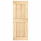 vidaXL Puerta corredera con herrajes madera maciza de pino 85x210 cm vidaXL Puerta corredera con herrajes madera maciza de pino 85x210 cm