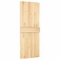 vidaXL Puerta corredera con herrajes madera maciza de pino 85x210 cm vidaXL Puerta corredera con herrajes madera maciza de pino 85x210 cm