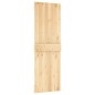 vidaXL Puerta corredera con herrajes madera maciza de pino 70x210 cm vidaXL Puerta corredera con herrajes madera maciza de pino 70x210 cm