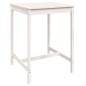 vidaXL Set de mesa y taburetes altos jardín 3 pzas madera pino blanco vidaXL Set de mesa y taburetes altos jardín 3 pzas madera pino blanco