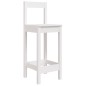 vidaXL Set de mesa y taburetes altos jardín 5 pzas madera pino blanco vidaXL Set de mesa y taburetes altos jardín 5 pzas madera pino blanco