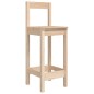 vidaXL Set de mesa y taburetes altos jardín 7 pzas madera maciza pino vidaXL Set de mesa y taburetes altos jardín 7 pzas madera maciza pino