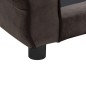 vidaXL Sofá para perro felpa marrón 72x45x30 cm vidaXL Sofá para perro felpa marrón 72x45x30 cm