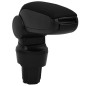 vidaXL Reposabrazos para coche ABS negro 13x33x(33-49) cm