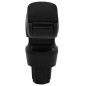 vidaXL Reposabrazos para coche ABS negro 13x33x(33-49) cm