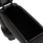 vidaXL Reposabrazos para coche ABS negro 13x33x(33-49) cm