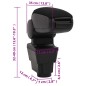 vidaXL Reposabrazos para coche ABS negro 11x35x(32-49) cm vidaXL Reposabrazos para coche ABS negro 11x35x(32-49) cm