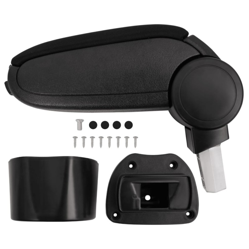 vidaXL Reposabrazos para coche ABS negro 14,5x31,5x(30-48) cm vidaXL Reposabrazos para coche ABS negro 14,5x31,5x(30-48) cm