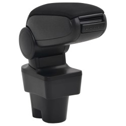 vidaXL Reposabrazos para coche ABS negro 12x36x(33,5-48) cm