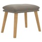 vidaXL Reposapiés de terciopelo gris claro 45x29,5x35 cm vidaXL Reposapiés de terciopelo gris claro 45x29,5x35 cm