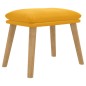 vidaXL Reposapiés de terciopelo amarillo mostaza 45x29,5x35 cm vidaXL Reposapiés de terciopelo amarillo mostaza 45x29,5x35 cm