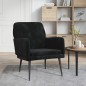 vidaXL Sillón de terciopelo negro 62x79x79 cm vidaXL Sillón de terciopelo negro 62x79x79 cm