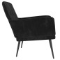 vidaXL Sillón de terciopelo negro 62x79x79 cm vidaXL Sillón de terciopelo negro 62x79x79 cm