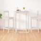 vidaXL Taburetes altos 2 uds madera maciza pino blanco 40x41,5x112 cm vidaXL Taburetes altos 2 uds madera maciza pino blanco 40x41,5x112 cm