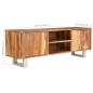 vidaXL Mueble para la TV madera de sheesham acabado miel 118x30x40 cm