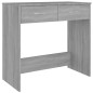 vidaXL Escritorio de madera contrachapada gris Sonoma 80x40x75 cm vidaXL Escritorio de madera contrachapada gris Sonoma 80x40x75 cm
