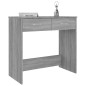 vidaXL Escritorio de madera contrachapada gris Sonoma 80x40x75 cm vidaXL Escritorio de madera contrachapada gris Sonoma 80x40x75 cm