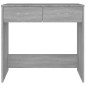 vidaXL Escritorio de madera contrachapada gris Sonoma 80x40x75 cm vidaXL Escritorio de madera contrachapada gris Sonoma 80x40x75 cm