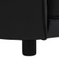 vidaXL Sofá para perros felpa y cuero sintético negro 69x49x40 cm vidaXL Sofá para perros felpa y cuero sintético negro 69x49x40 cm